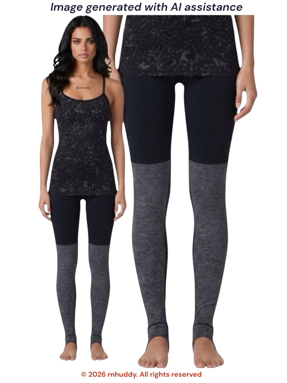 RARE Lululemon size 4 Wunder Under Herringbone Stirrup Legging